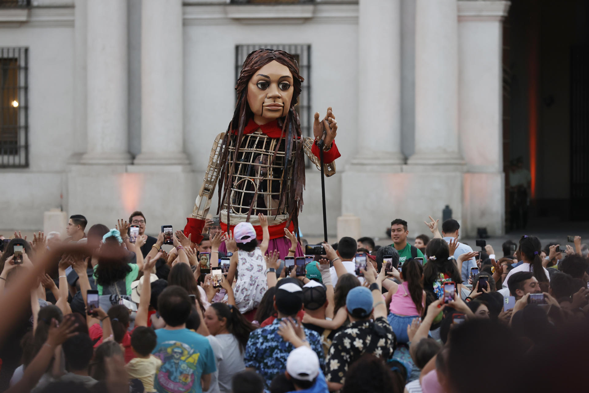 Amal en La Moneda